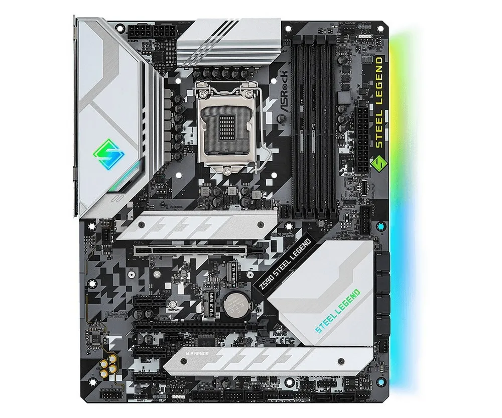 Материнская плата ASRock Z590 Steel Legend, LGA1200, Intel Z590, ATX
