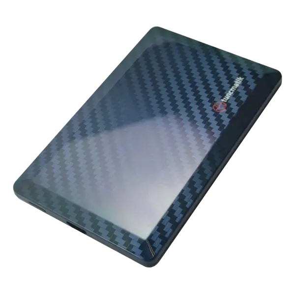 Acumulator extern Tuncmatik EnergyCard 1400 Lightning, 1400mAh, Negru