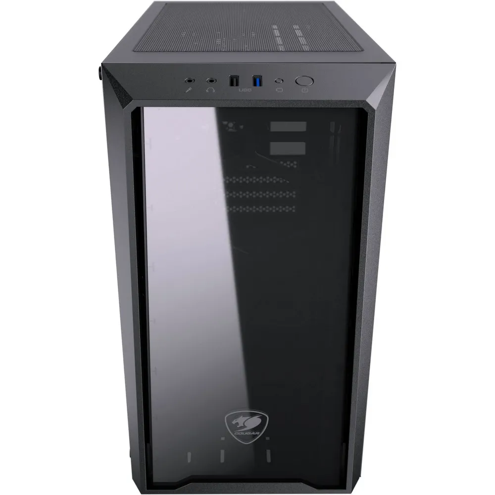 Carcasă PC Cougar MG120-G, Mini-Tower, ATX, Negru
