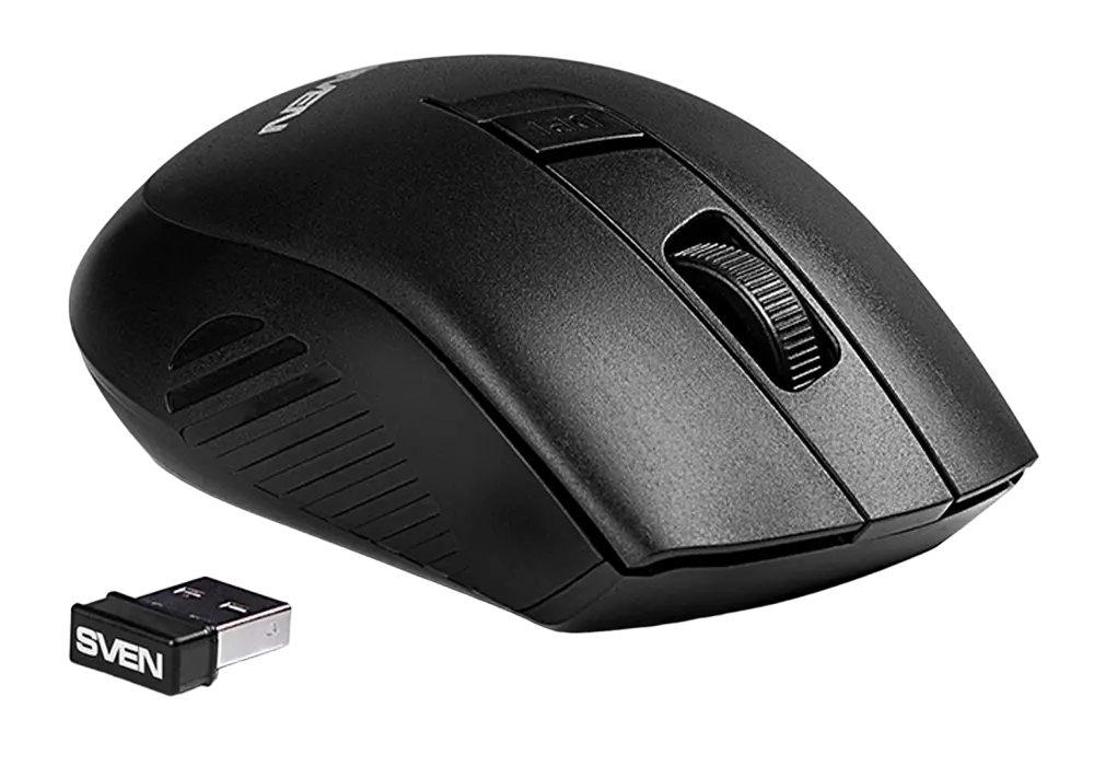 Set Tastatură + Mouse SVEN KB-C3600W, Fără fir, Negru