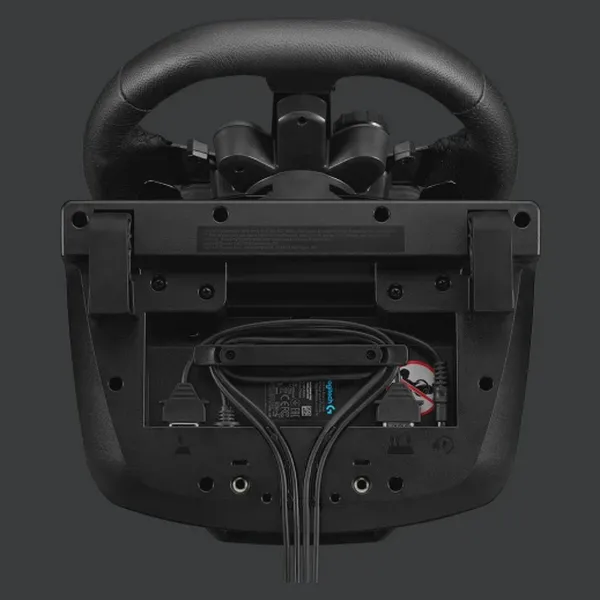 Игровой руль Logitech G923, Чёрный