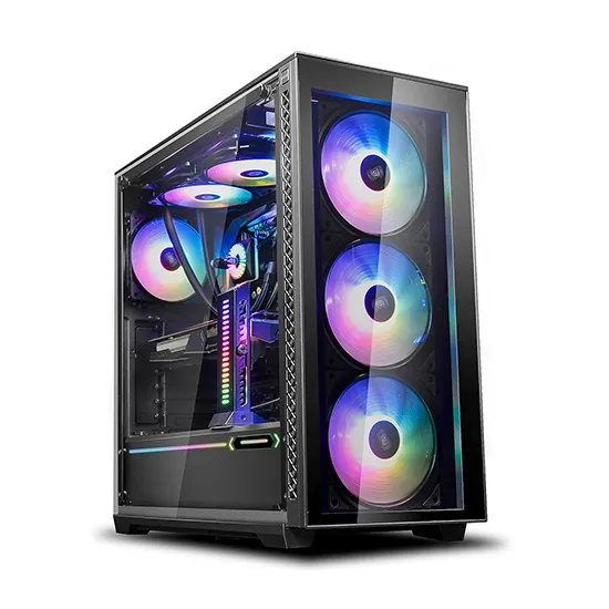 Carcasă PC Deepcool MATREXX 70 ADD-RGB 3F, Midi-Tower, ATX, Negru