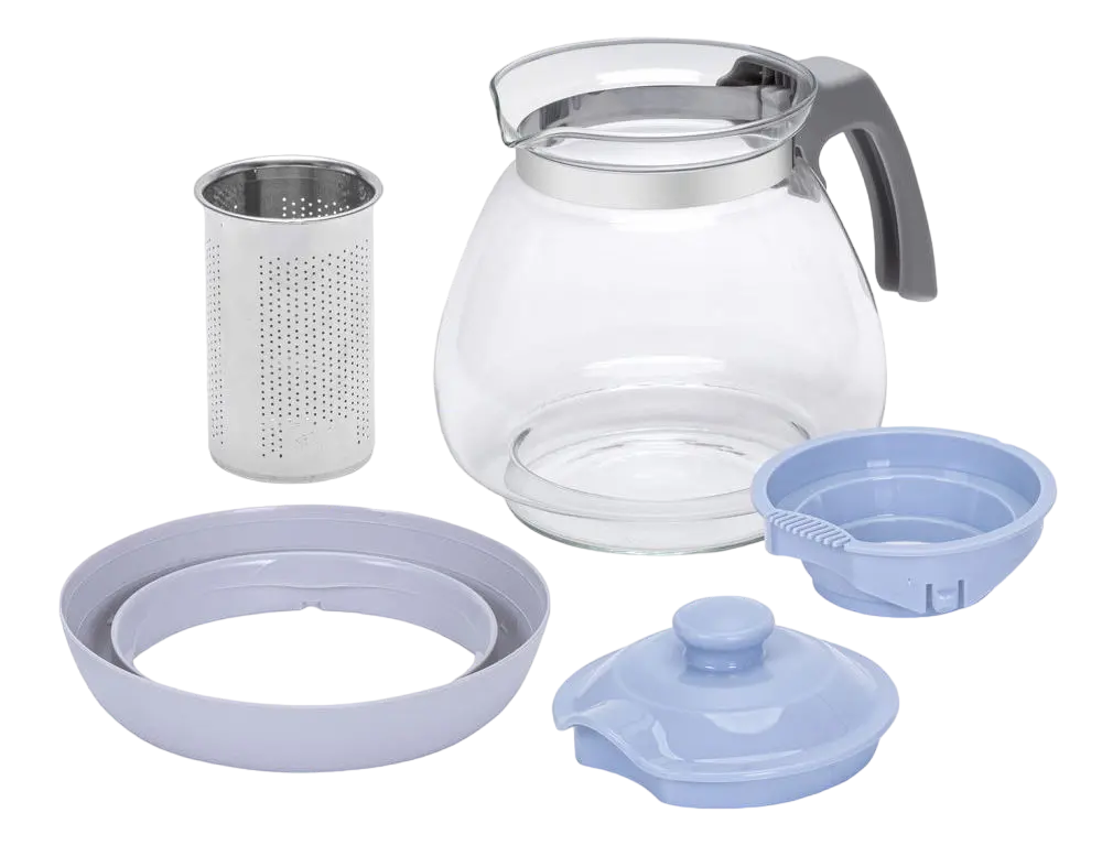 Заварочный чайник RESTO RESTO 90511, 1,6л, Серый