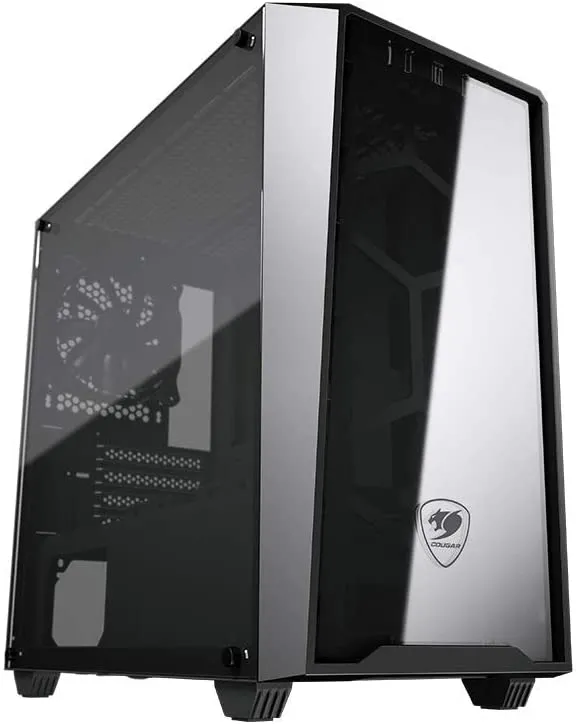 Carcasă PC Cougar MG120-G, Mini-Tower, ATX, Negru