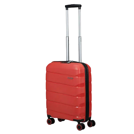 Valiza American Turister AIR MOVE pe 4 roti 55/20 TSA rosu coral