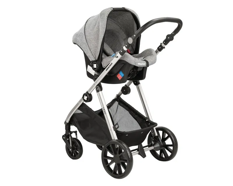 Cărucior 3-în-1 Kikka Boo Ugo, Gri