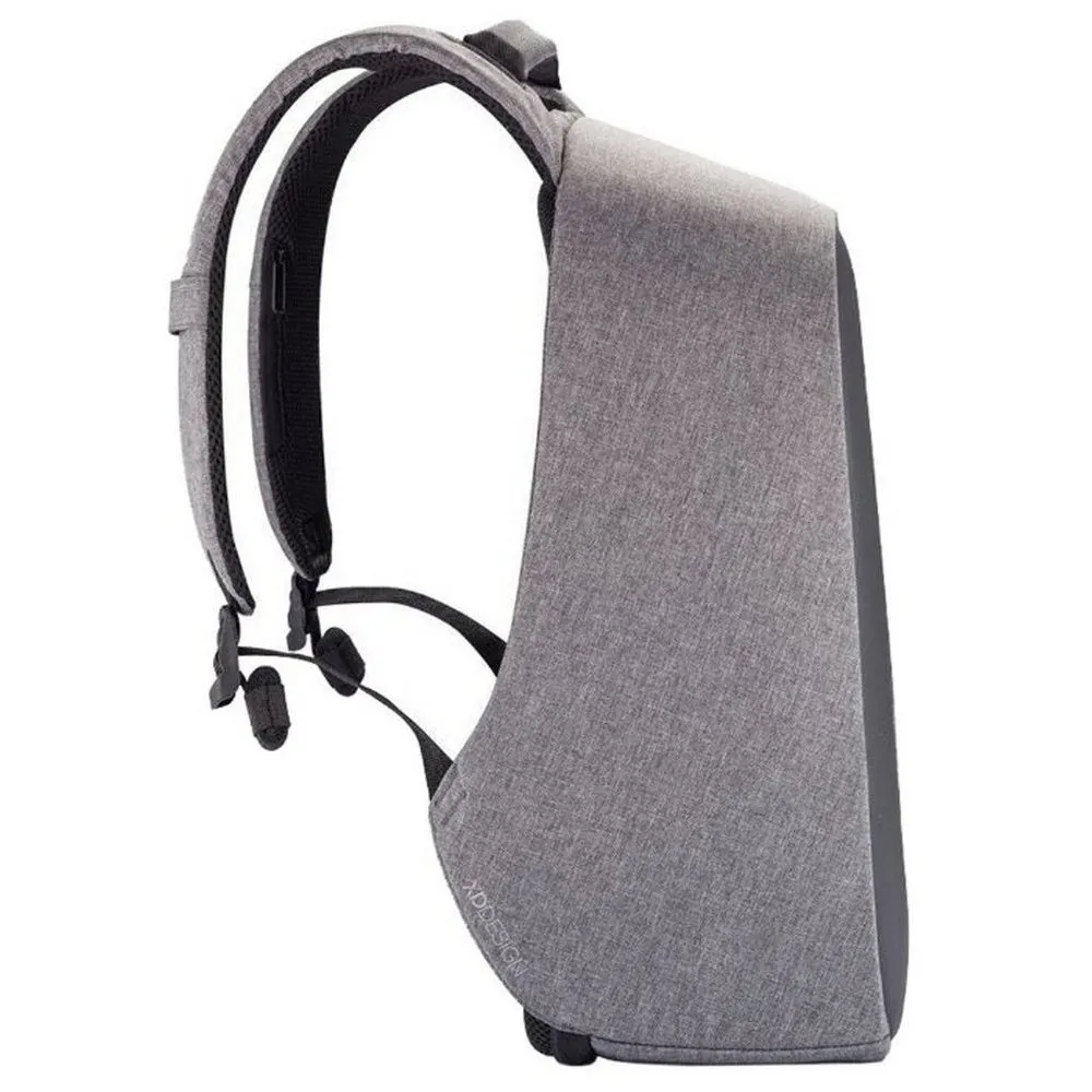 Rucsac pentru Laptop Bobby Hero Regular, 15.6", Piele artificială, Gri