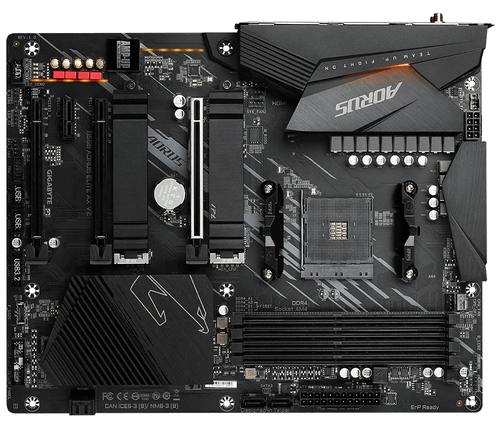 Материнская плата Gigabyte B550 AORUS ELITE AX V2, AM4, AMD B550, ATX