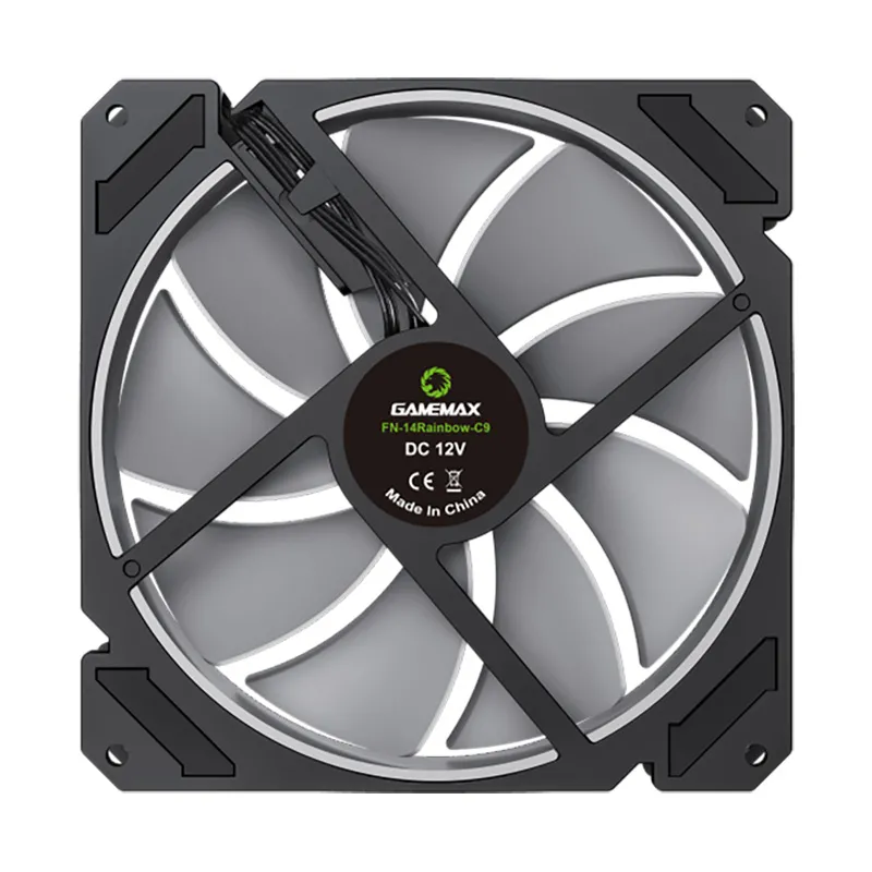 Ventilator PC Gamemax FN-14Rainbow-C9, 140 mm