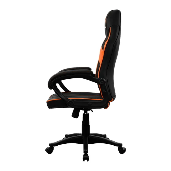Scaun Gaming ThunderX3 EC1, PU Piele, Negru/Portocaliu
