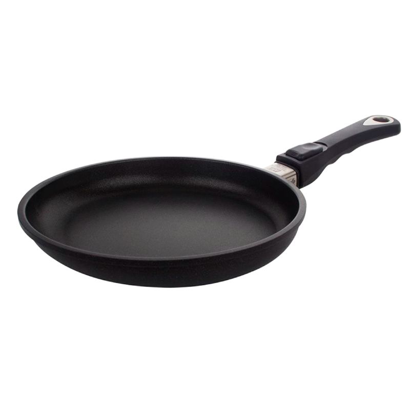 Сковорода AMT Gastroguss AMT-424-E, 24см, Чёрный