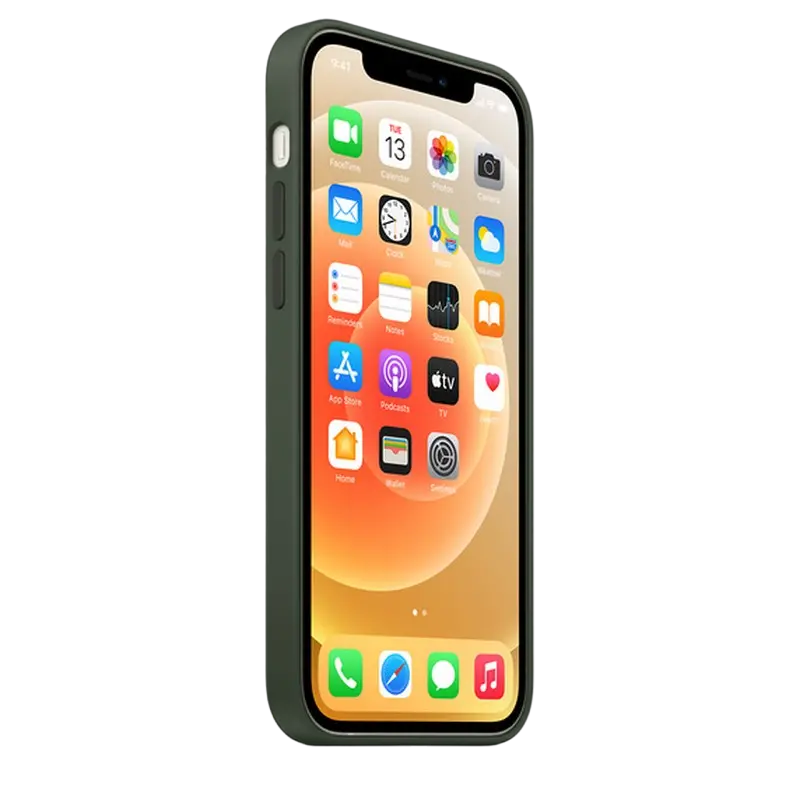 Original iPhone 12 | 12 Pro Silicone Case with MagSafe, Cypress Green