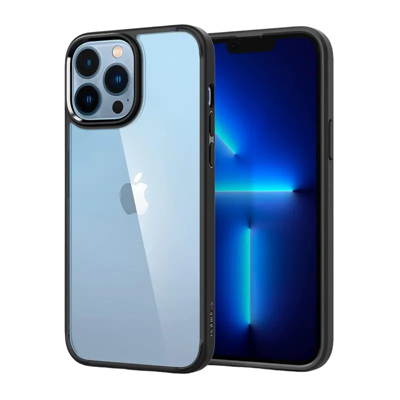 Husă Spigen iPhone 13 Pro, Ultra Hybrid, Negru mat