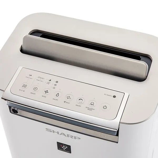 Umidificator și purificator de aer Sharp KCG60EUW, Alb