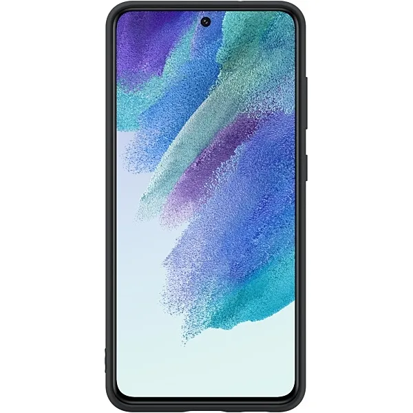 Original Sam. silicone cover Galaxy S21 FE, Dark Gray