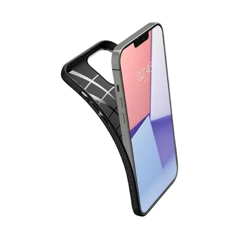 Чехол Spigen iPhone 13 Pro Max, Liquid Air, Матовый черный