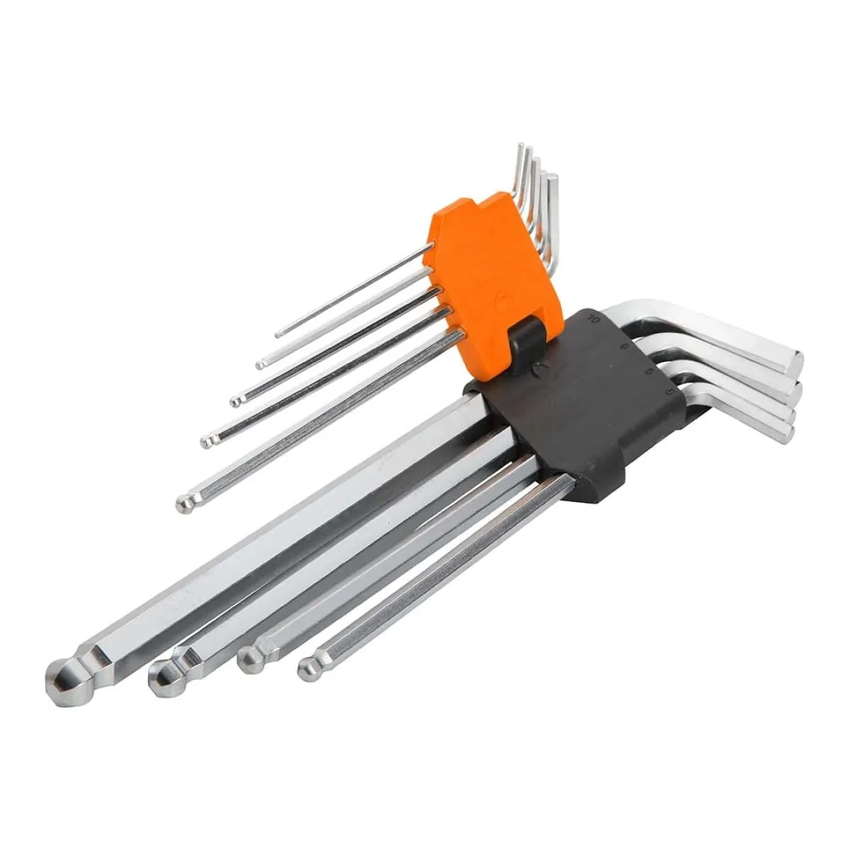 Набор удлиненных шестигранных ключей с шаром 9 штук WOKIN Cr-V