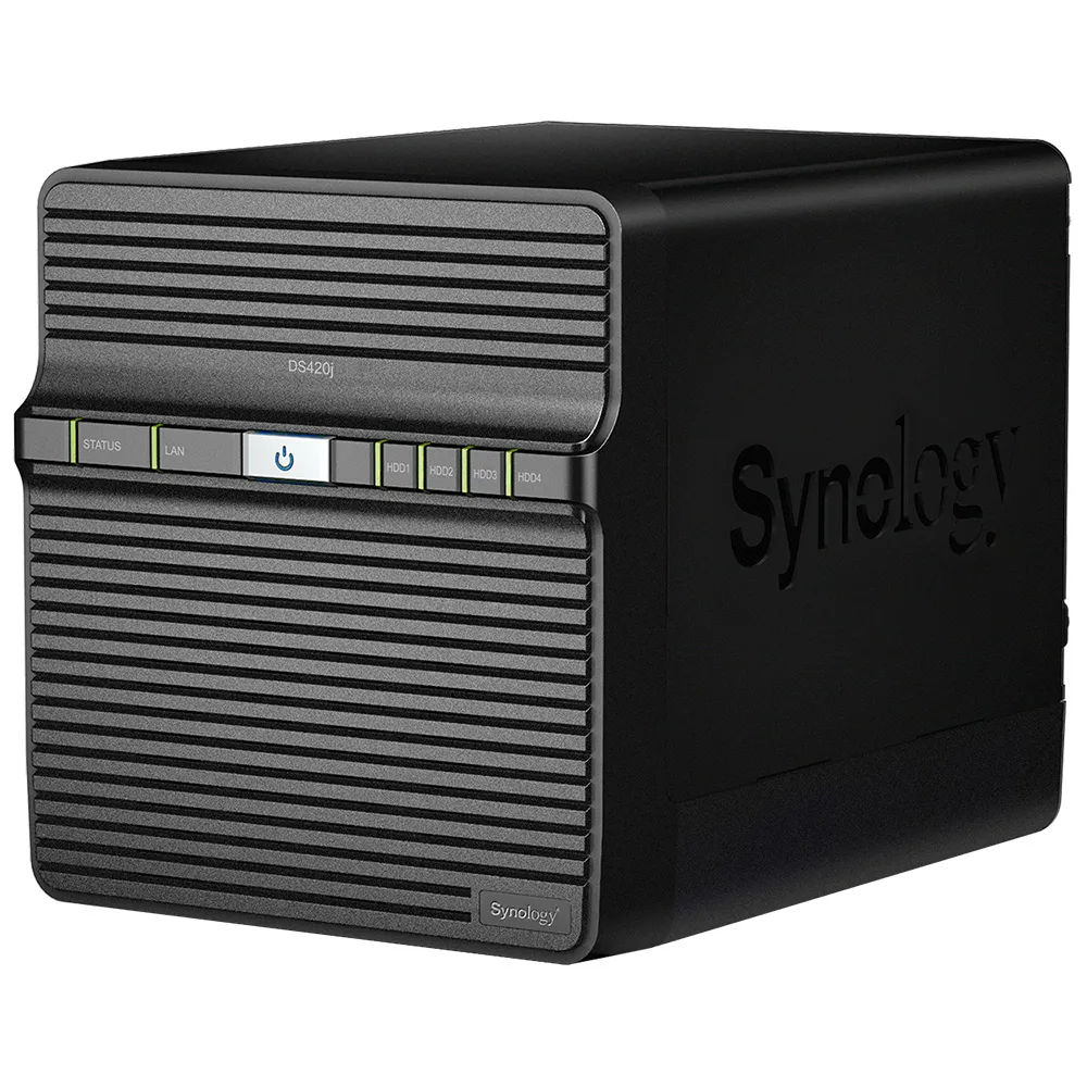 Сетевое хранилище SYNOLOGY DS420J, Чёрный