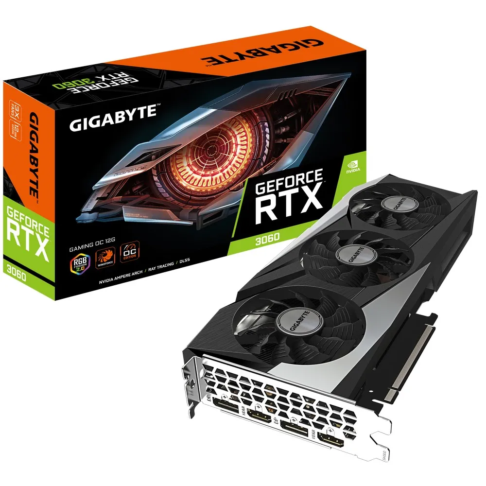 Placă Video Gigabyte GV-N3060GAMING OC-12GD, 12GB GDDR6 192bit