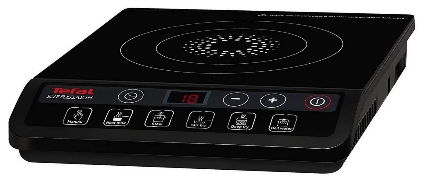 Plită electrică mini Tefal EveryDay, Negru