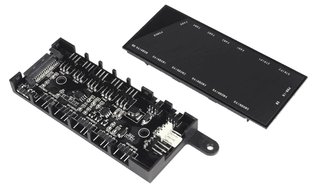 Controler Ventilatoare Gamemax PWM+RAINBOW Controller (V2.0)