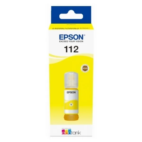 Recipient de cerneală Epson 112 EcoTank, C13T06C44A, Galben