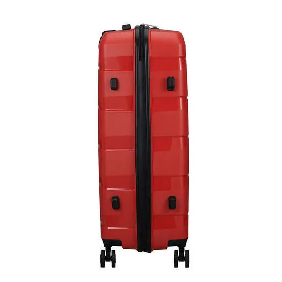 Valiza American Turister AIR MOVE 4 roti 75/28 TSA rosu coral