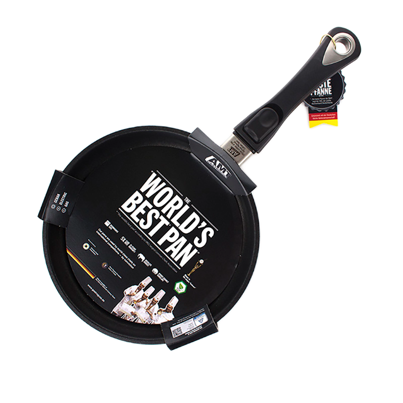 Сковорода AMT Gastroguss AMT-424-E, 24см, Чёрный