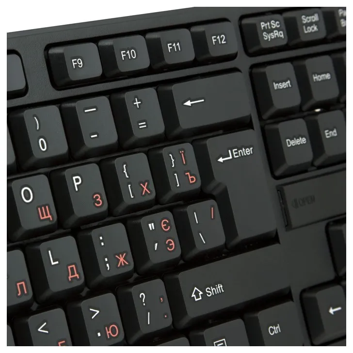 Tastatură SVEN KB-C2200W, Fără fir, Negru