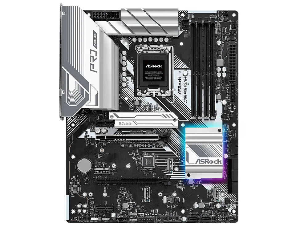 Материнская плата ASRock Z790 PRO RS/D4, LGA1700, Intel Z790, ATX