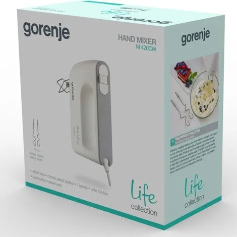 Mixer Manual Gorenje M420CW, Alb