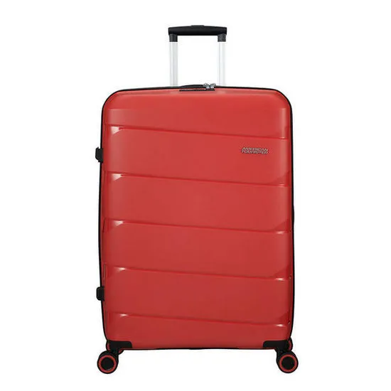 Valiza American Turister AIR MOVE 4 roti 75/28 TSA rosu coral