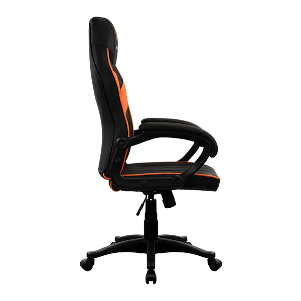 Scaun Gaming ThunderX3 EC1, PU Piele, Negru/Portocaliu
