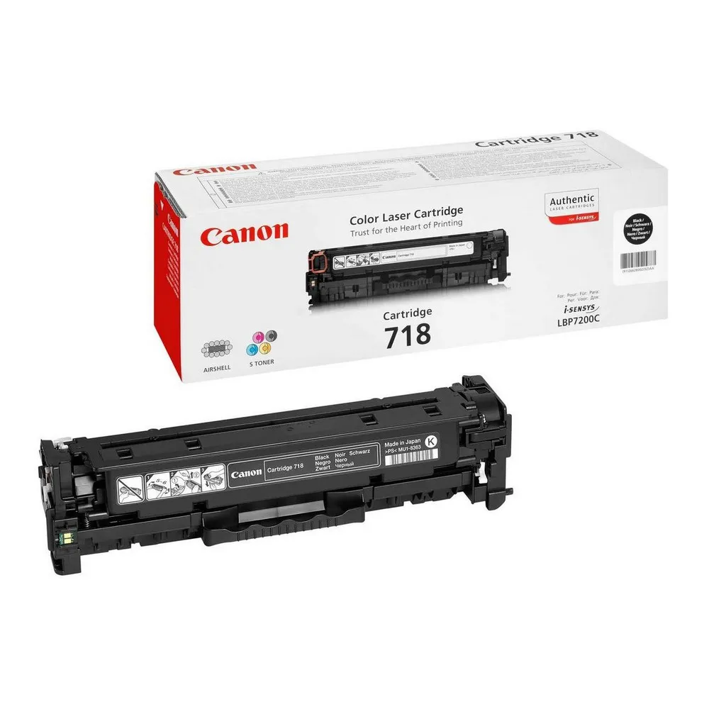 Cartuș pentru imprimantă ChinaMate Compatible | Canon 718, Negru