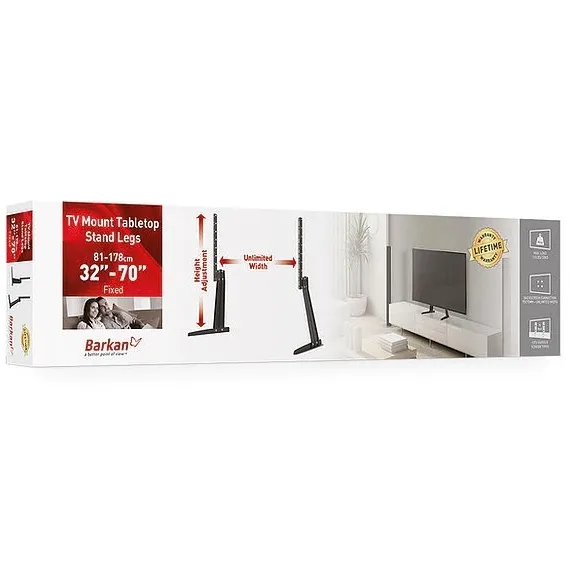 Suport pentru TV pe picior BARKAN S40, Negru
