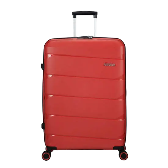 Valiza American Turister AIR MOVE 4 roti 75/28 TSA rosu coral