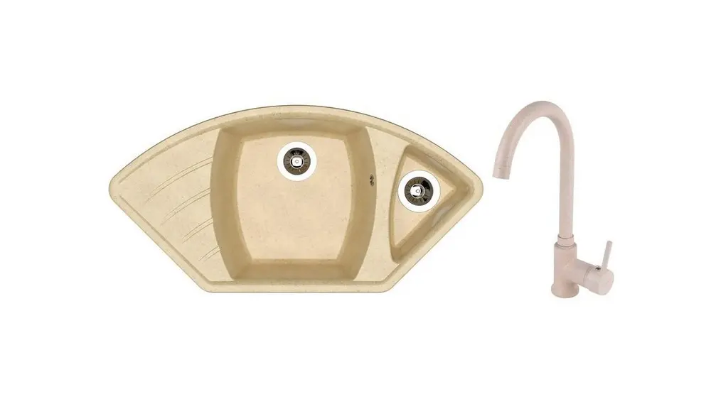 НАБОР мойка Dr Gans Gabi + SanDonna F 7073 бежевый