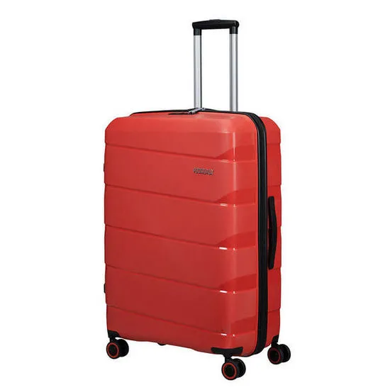 Valiza American Turister AIR MOVE 4 roti 75/28 TSA rosu coral