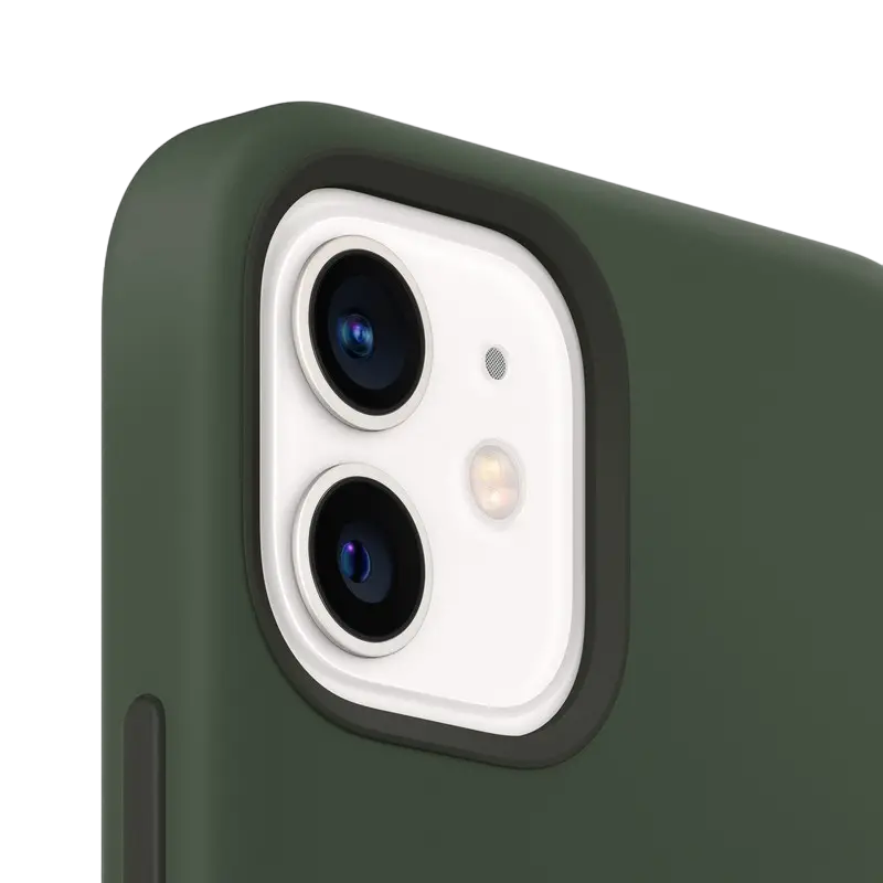 Original iPhone 12 | 12 Pro Silicone Case with MagSafe, Cypress Green