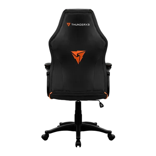Scaun Gaming ThunderX3 EC1, PU Piele, Negru/Portocaliu
