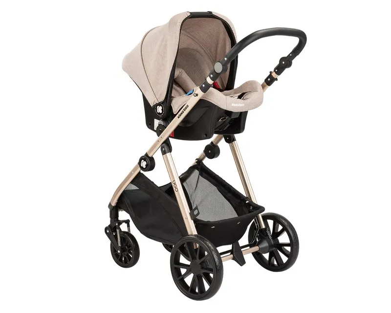 Cărucior 3-în-1 Kikka Boo Ugo, Bej