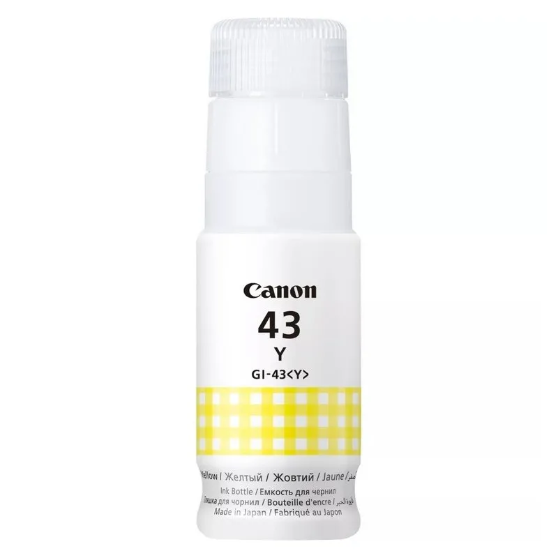 Recipient de cerneală Canon GI-43, 60ml, Galben
