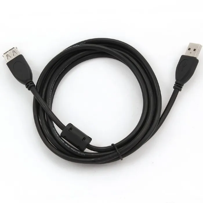 Cablu prelungitor Cablexpert CCF-USB2-AMAF-6, USB Type-A (M)/USB Type-A (F), 1,8m, Negru