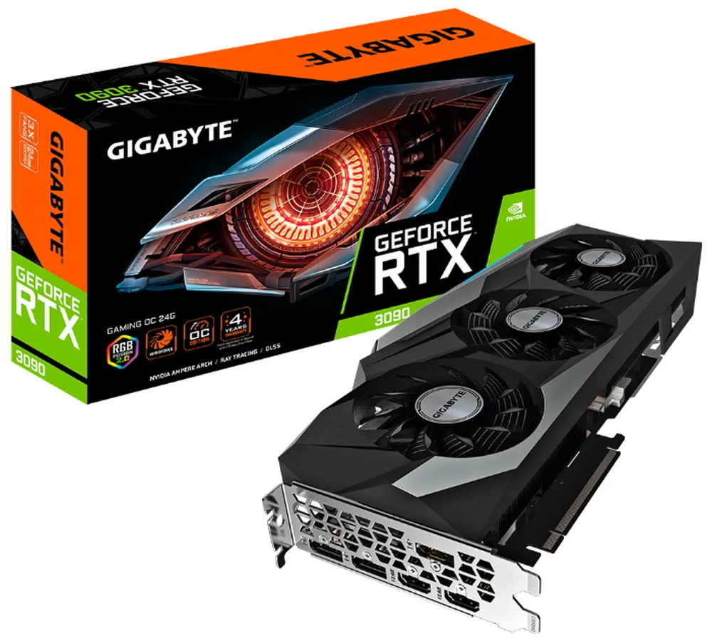 Placă Video Gigabyte GV-N3090GAMING OC-24GD, 24GB GDDR6X 384bit