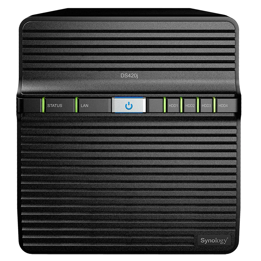 Сетевое хранилище SYNOLOGY DS420J, Чёрный