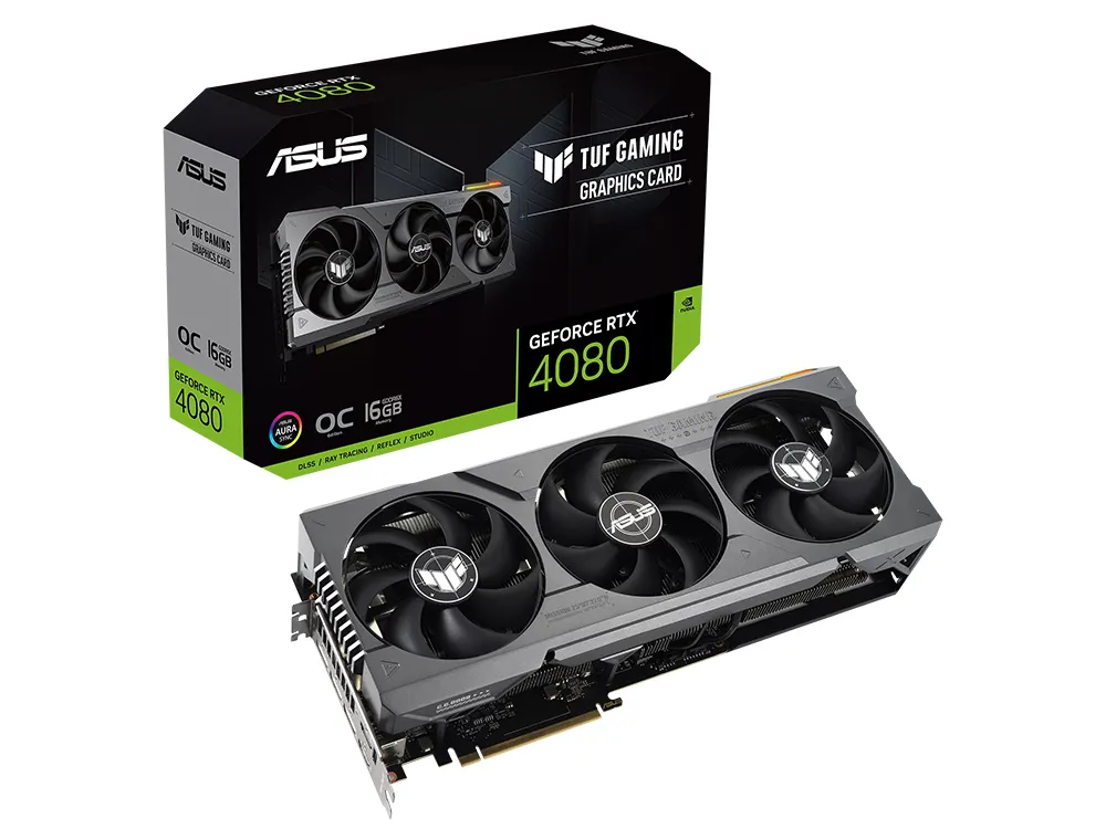 Видеокарта ASUS TUF-RTX4080-O16G-GAMING, 16GB GDDR6X 256бит
