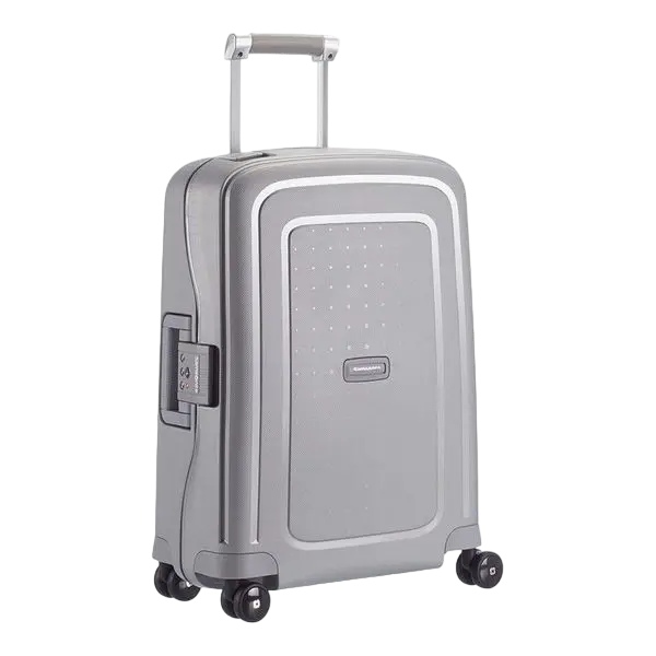 Valiza Samsonite S'CURE cu 4 roti 55/20 ARGINTIU 1st