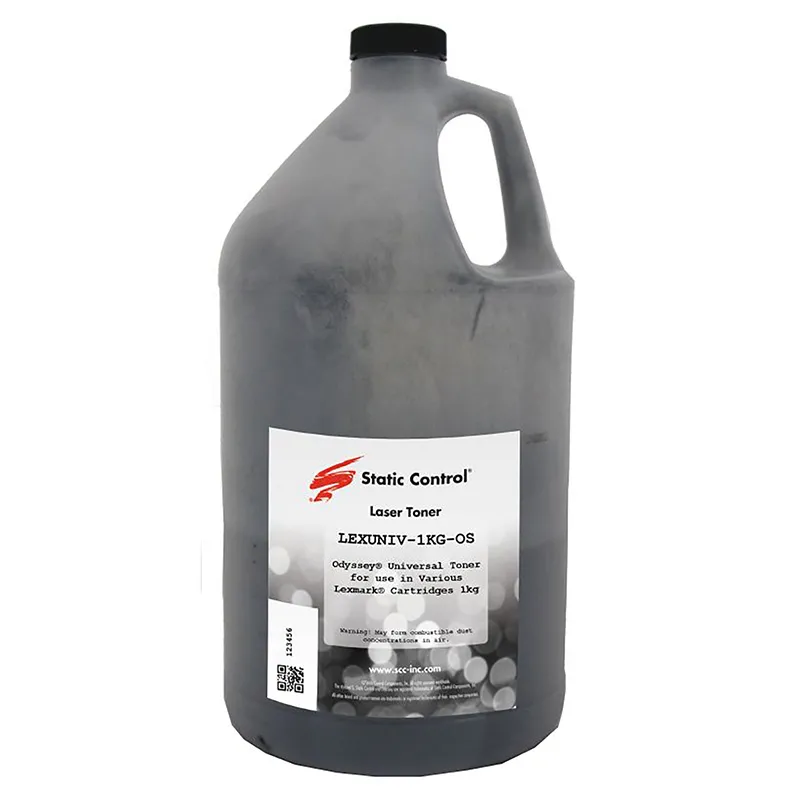 Тонер SCC Lexmark Universal, 1кг, Чёрный