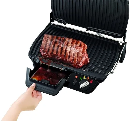 Электрический Гриль Tefal GC461B34, 2400Вт, Серебристый