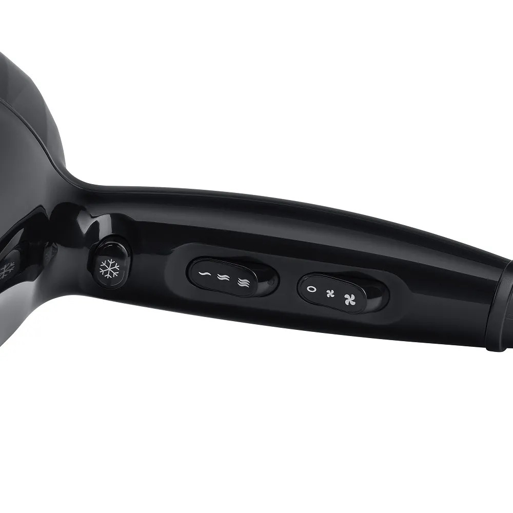 Uscător de păr Polaris PHD 2256Ti, 2200 W, Negru